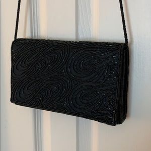 Black sequined evening bag 🖤